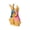 A, variant on B Easter Bunny Resin Figurine Holding Carrot For Living Room Entryway Bedroom Decoration 9Cm