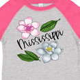 thumbnail image 4 of Inktastic Mississippi Magnolia Flowers and Leaves Boys or Girls Toddler T-Shirt, 4 of 5