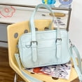 thumbnail image 3 of stanreset Japanese PU Shoulder Bag For Students Leather Handbag With Large Capacity Large Capacity blue, 3 of 6
