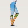 thumbnail image 5 of Gibobby Leggings Afelpados Mujer Mallas con estampado béisbol para mujer, mallas deportivas con Control Yoga para mujer, mallas talle（Azul， S), 5 of 5