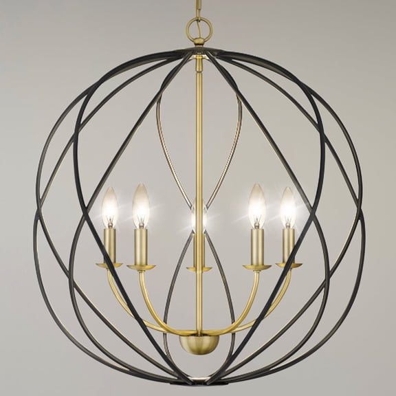 Luxury Traditional Pendant, Aged Brass, UQL4590