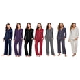 thumbnail image 2 of YTDSCS Pajamas Set for Womens 2 Piece Solid Color Pjs Loungewear Long Sleeve Sleepwear Soft Button down Jammies and Pants with Pockets Fall Winter Outfit S-XXL, 2 of 7