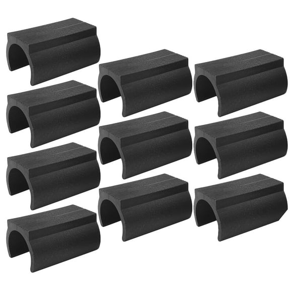 10 Pcs Chair Leg Floor Protectors Feet Caps Barstool Chairs Tile Black