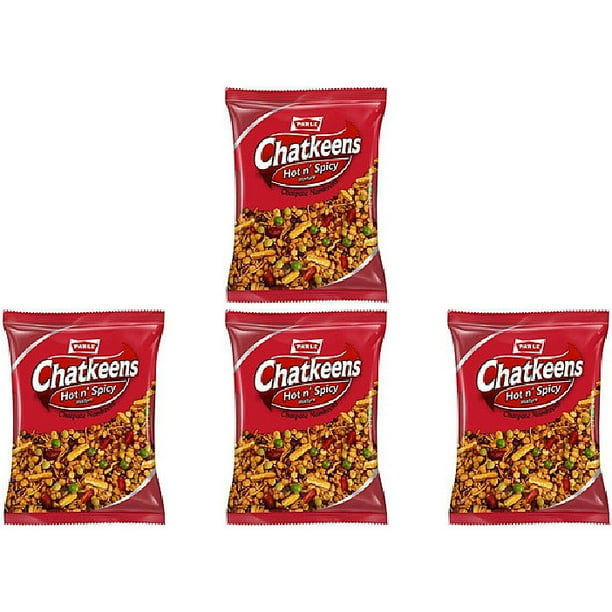Pack Of 4 Parle Chatkeens Hot 'N' Spicy Mixture 170 Gm (6 Oz