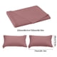 thumbnail image 2 of Juego de sábanas de poliéster de fácil cuidado de color sólido | Tejido suave y lavable | Incluye 1 sábana (220x230cm) y 2 fundas de almohada (74x48cm) | Múltiples colores | Ropa de cama duradera y, 2 of 5