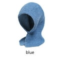 thumbnail image 3 of Qarigey Gorro de jersey tejido para invierno frío, protección para el cuello, gorro térmico a prueba de frío, accesorio para la cabeza, para Sombreros Azul Qarigey AP013949-03, 3 of 6