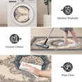 thumbnail image 3 of IsecretJoy Washable Kitchen Rugs Sets of 3, Non Slip Kitchen Mats for Floor Waterproof & Stain Resistant Runner Rug for Kitchen, Laundry Room, Hallway, 3 of 11