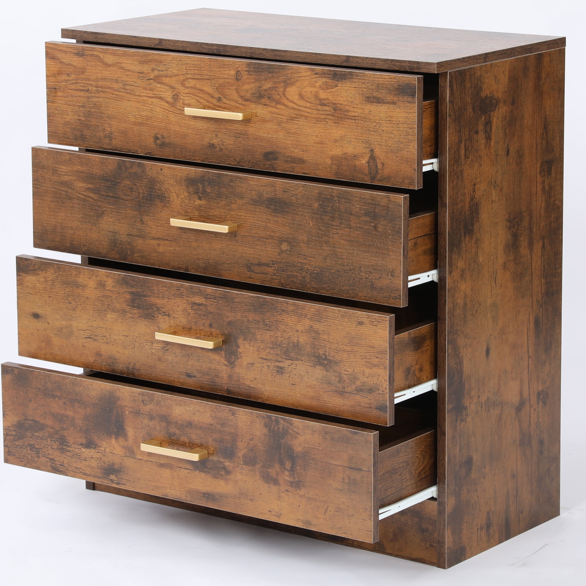 SESSLIFE Dresser for Bedroom, Wood 4 Drawer Dresser Storage Drawer