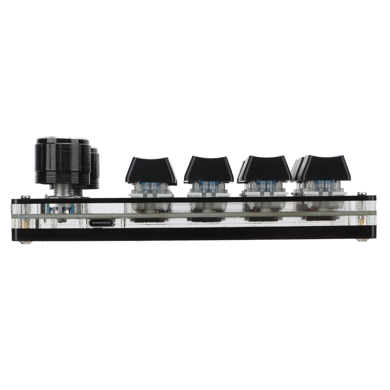 One Handed Macro Mechanical Keyboard 12 Key Multifunction DIY Programmable Keypad for Office Gaming Lab