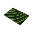 thumbnail image 1 of RYLABLUE Glossy Lime Green Gradient Stripes Indoor/Outdoor Doormat Decor Rug 30x18 inches, 1 of 2