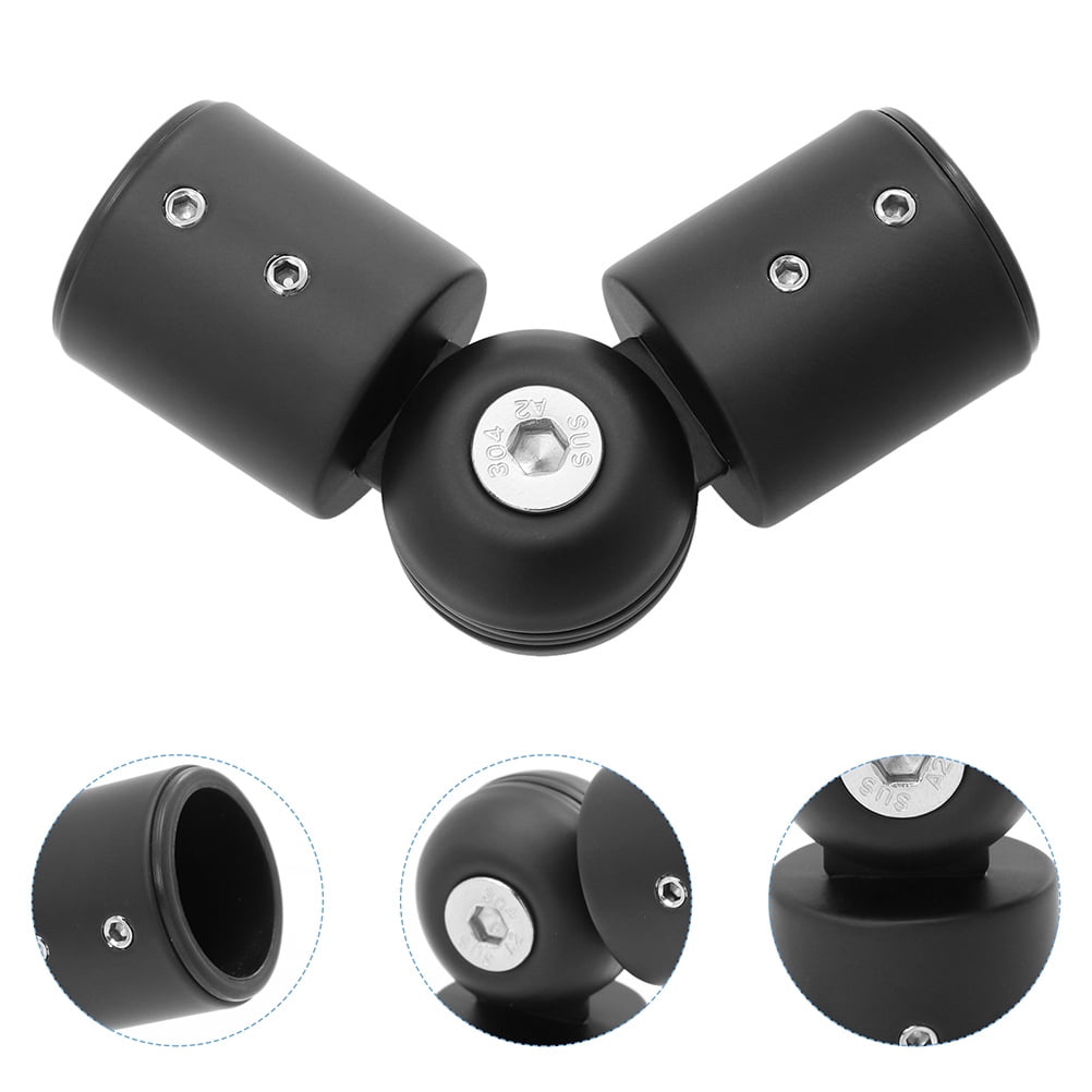 Frcolor Corner Curtain Rod Connector Curtain Elbow Corner Rod Joint Curtain Rod Elbow Connector