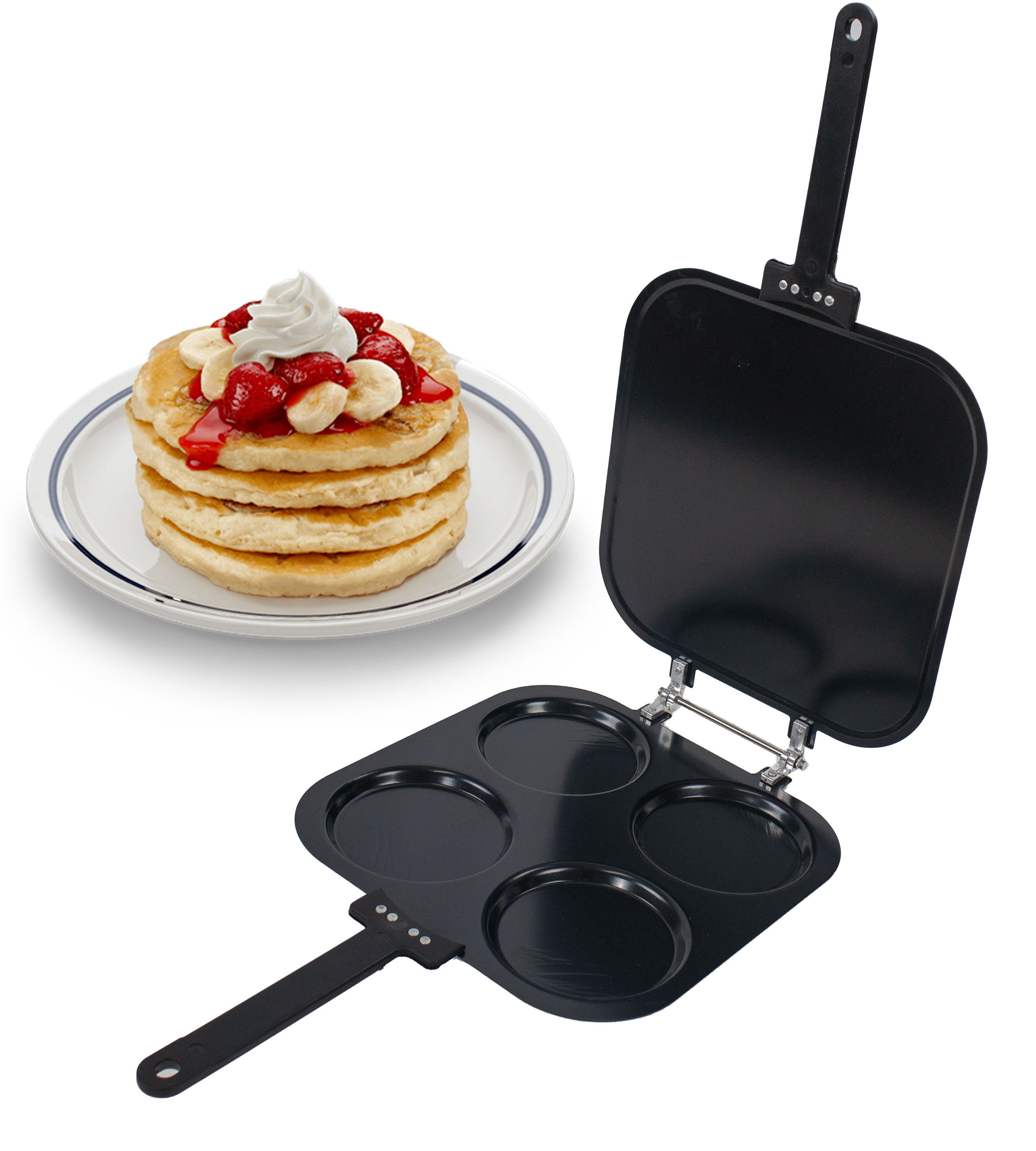 Pancake Pan Flipper Non Stick Breakfast Maker Egg Omelette Flipjack Tools