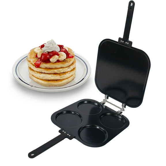 Perfect Bake & Serve Pancake Maker Pan - Eggs, French Toast, Omelette, Flip Jack & Crepes Pan