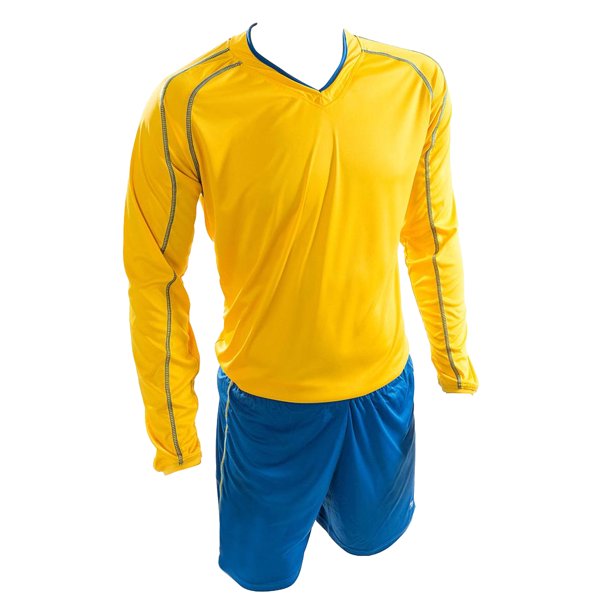 Precision - Juego de Camiseta Y Pantalón Corto Marseille para Adultos Unisex (Amarillo/Azul Real)
