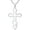 Orthodox Cross - B, variant on Orthodox Cross Necklace 925 Sterling Silver Russian Orthodox Cross Pendant Necklace Jewelry Gifts for Men, w/Stainless Steel Chain 22”+2”