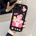 thumbnail image 3 of Lovely Stars k-kirby funda de teléfono mate para iPhone 14, 15 Pro Max, 13, 12, 11, X, XS, XR, 7, 8 Plus, SE 2020, funda de silicona suave a prueba de golpes, 3 of 5