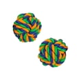 thumbnail image 2 of Juguetes masticables para perros Yinane para perros pequeños limpieza de dientes cuerda nudo pelota, 2 of 8