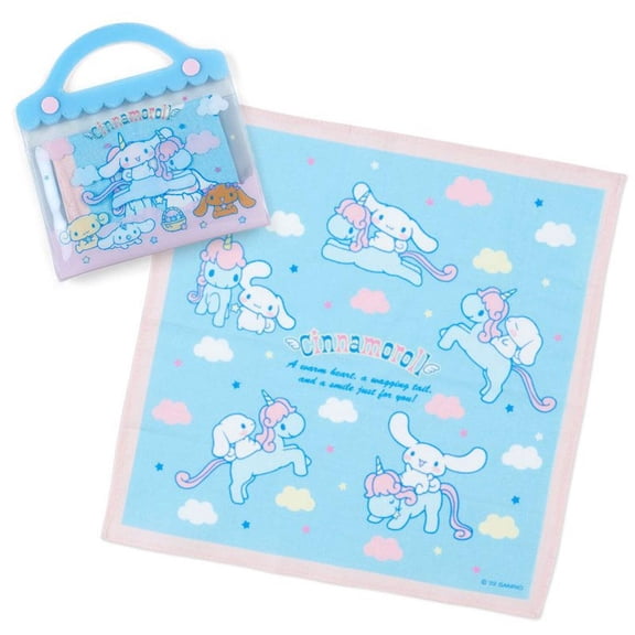 Cinnamoroll Handkerchief and Case Set Sanrio Japan
