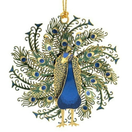  Peacock Christmas Ornament