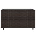 thumbnail image 5 of vidaXL 3 Piece Garden Lounge Set with Cushions Brown Poly Rattan, 5 of 5