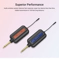 thumbnail image 3 of W2 Wireless Audio Transmitter & Receiver Set for Electric Guitar/Bass - 100ft Range, <6ms Latency, 6-7H Playtime with 800mAh Rechargeable Battery, Auto-Pairing, LED Status Indicator, 20Hz-20kHz, 3 of 6