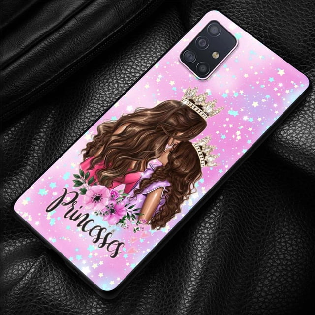 Funda blanda para Samsung Galaxy A32, A52, A72, 4G, A21S, A51, A71, A50, A70, A31, A41, A12, A02S, 5G, carcasa a prueba de golpes, bebé, mamá, Niña qiuyongming unisex