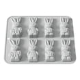 thumbnail image 3 of CoreLiving Easter Bunny Silicone Mold 3D Baking Mold for Chocolate Candy Cake Pop Soap Resin, Food Grade Easter Egg Shaped Tray for Baking Jello Gummy, Spring Party Supplies Gift, 3 of 9
