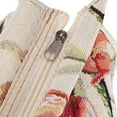 thumbnail image 5 of Exquisite Wood Handle Fabric Storage Bag for Knitting Needles Sewing Tools (Red Flower), 5 of 5