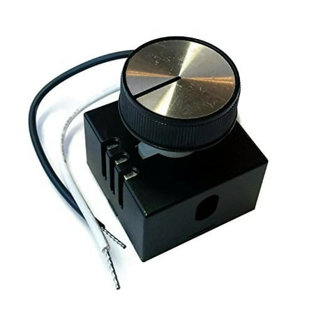 

Midwest Hearth Fan Speed Control Kit | Fireplace and Stove Blowers | On/Off Variable Speed Controller with Rheostat Knob and Hardware