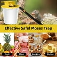 thumbnail image 2 of Kicbertin 2 Pack Mice Mouse Trap Bucket Flip Lid, Bucket Lid Mouse Rat Trap Indoor Outdoor, Humane Mouse Trap, Mouse Catching Tool Auto Reset, 5 Gallon Bucket Compatible, 2 of 5