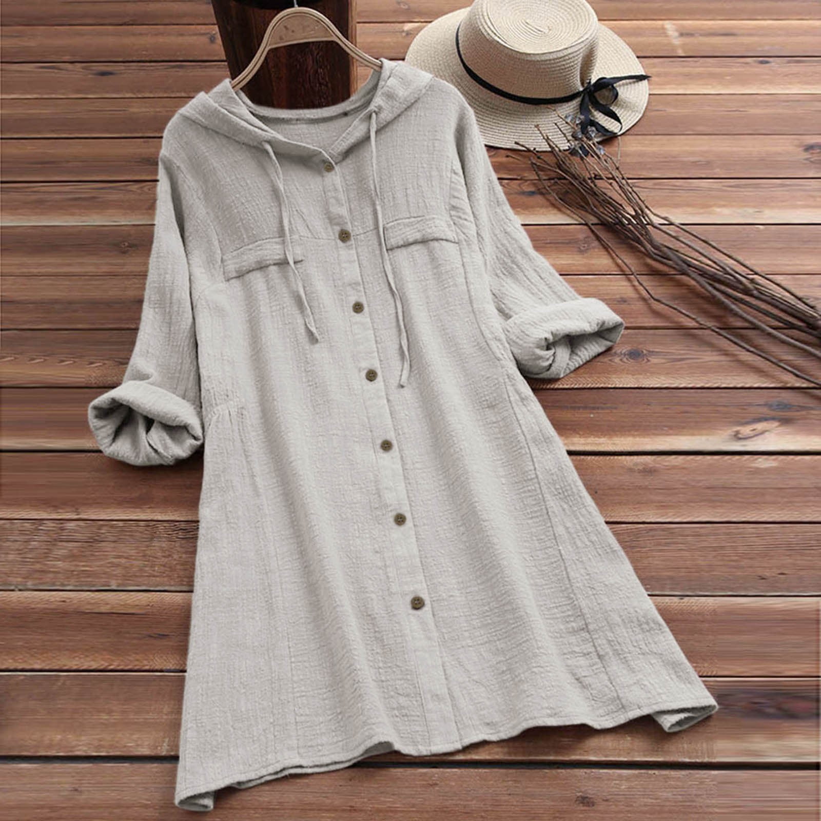 トップス Let LOOSE THOUGHTFUL LINEN SHIRT 100% Linen Oversized Shirt | Gap