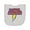 AC-Heather Grey, variant on Inktastic These Fools Put My Cape on Backwards&reg; Superhero Newborn Bib