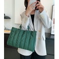 thumbnail image 2 of Kukuzhu Quilted Hobo Bag for Women Padding Down Cotton Shoulder Crossbody Bag Fluffy Purse Handbag Large Totes Satchels, 2 of 5