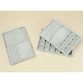thumbnail image 7 of REGALWOVEN Velvet Accessory Organizer Trays, Holder with Removable Dividers for Drawers Grey 30 Grid Tray, 7 of 7