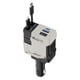 thumbnail image 2 of Adaptador Mechero Coche Cargador 120W 4 en 1 USB Retráctil Tipo C () Blanco, 2 of 9