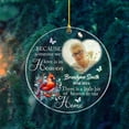 thumbnail image 4 of Cardinal Memorial Sympathy Christmas Ornament 2025, Because Someone We Love is in Heaven Ornament Gift for Loss of Loved Ones, Custom Name/Photo Loved Ones Memorial Remembrance Ornaments, 4 of 5