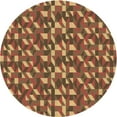 thumbnail image 1 of Ahgly Company Machine Washable Indoor Square Transitional Caramel Brown Area Rugs, 3' Square, 1 of 7