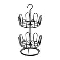 thumbnail image 1 of Zapatero giratorio Macarena organizador de zapatos redondo 2 niveles Negro, 1 of 8