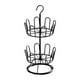 thumbnail image 1 of Zapatero giratorio, zapatero, estante organizador de zapatos redondo que ahorra espacio para Negro 2 niveles, 1 of 9