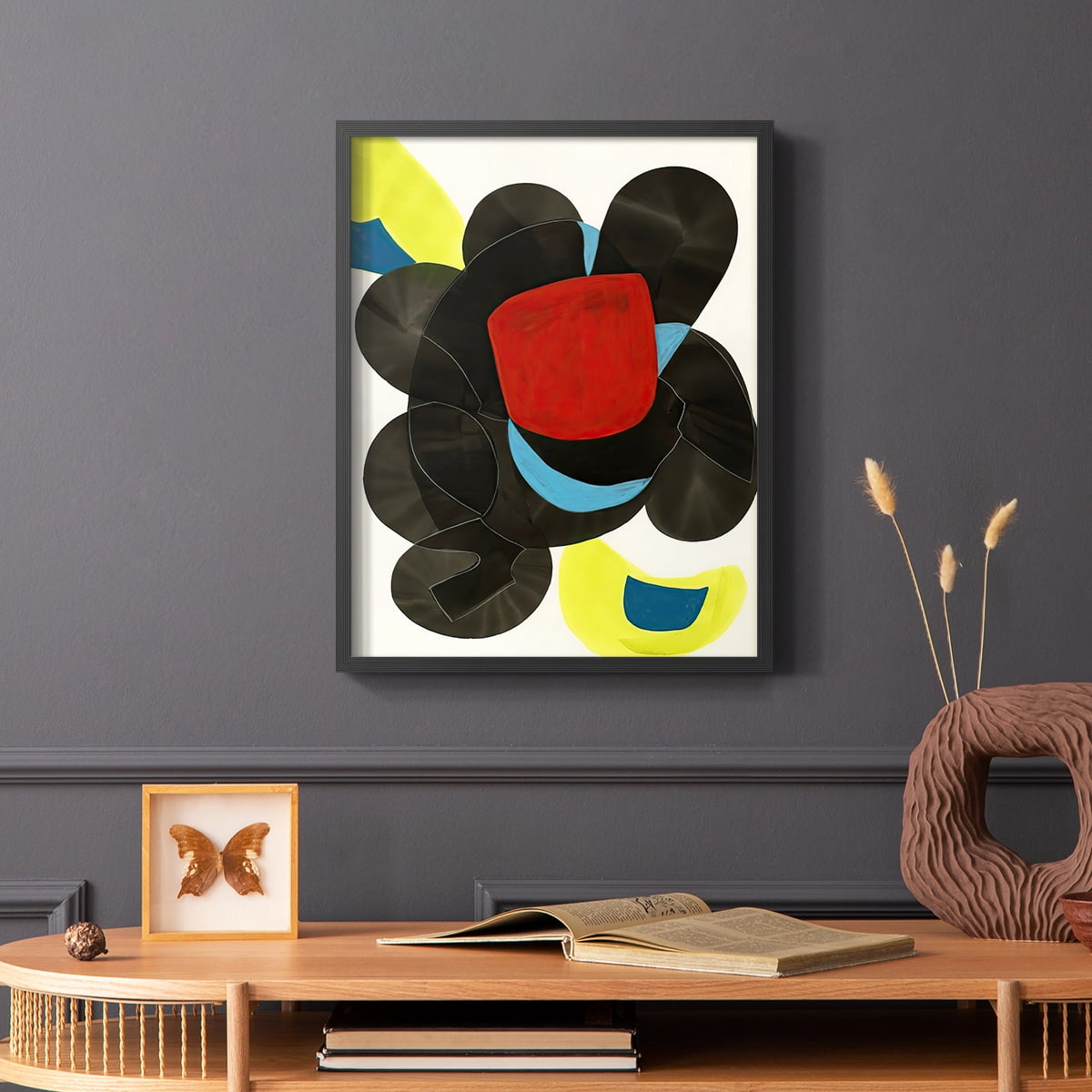 Barcelona II in Paper Solid Wood 16 x 20 Framed Print