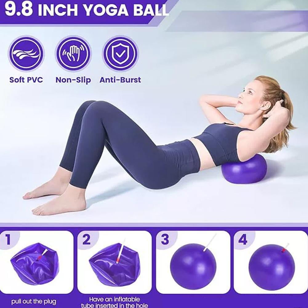 zhansiyang Pilates Essentials Kit Home Equipment Set for Women Beginners 13-Piece Pink Includes Pilates Ring Resistance Bands Yoga Ball