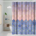 thumbnail image 4 of Cateissary Cortina de ducha de poliéster fácil de limpiar, diga adiós a la suciedad y las manchas, cortina de ducha impresa en 3D Juegos de accesorios de baño tipo 4, 4 of 6