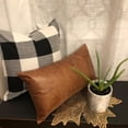 thumbnail image 5 of Outdoor Farmhouse Buffalo Plaids Throw Pillow Covers 18x18 Set of 2 Black White Decorative Classroom Front Porch Classic Decor Retro Boho Cushion Cases Fall Home Rustic Check for Couch Patio, 5 of 7