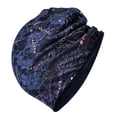 thumbnail image 2 of Fashion Lace Headscarf Hat Adjustable Hollow Headwear for Women Daily Use 1Pcs, 2 of 3