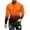 Orange, variant on Men's Crewneck Shirts Casual Long Sleeve Tops Fashion Pullover Shirt Big and Tall Shirts Today Blue,6XL
