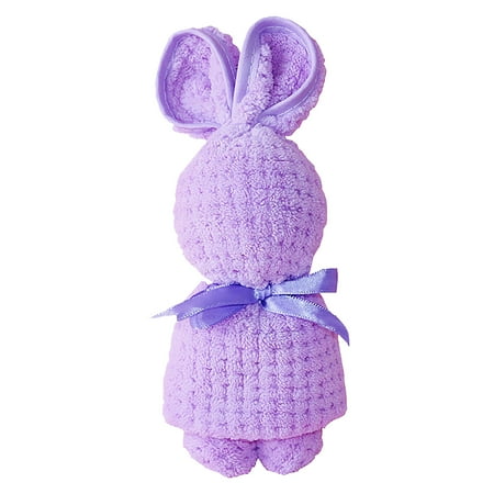 

iOPQO Wipes Cotton Oversized 30 X 30 Cm Soft Towel Bath Towel Ideal For Everyday Use lattice shape towel gift purple Purple