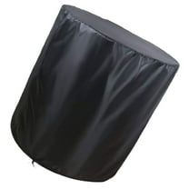 Masteelf Outdoor Round Table Covers Waterproof Patio Wiper Strip Furniture Black