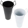 thumbnail image 1 of BESTYASH 2Ud Floreros De Metal Galvanizado Con Vintage Y Acabado Resistente Para Casa, 1 of 6