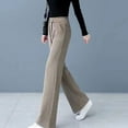 thumbnail image 1 of Pantalon Large à Taille Élastique Printemps Automne 2023 pour Femmes, 1 of 5