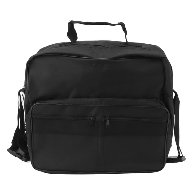 Bolsa para silla de ruedas, bolsa de almacenamiento para colgar en la espalda, portátil, de gran capacidad, impermeable, accesible, bolsa de viaje, bandolera, color negro